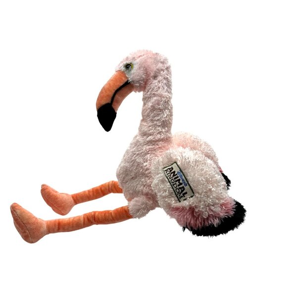 Disney Animal Kingdom Plush Flamingo Plush Stuffed Animal Bird 21" Pink & Orange - Picture 2 of 15